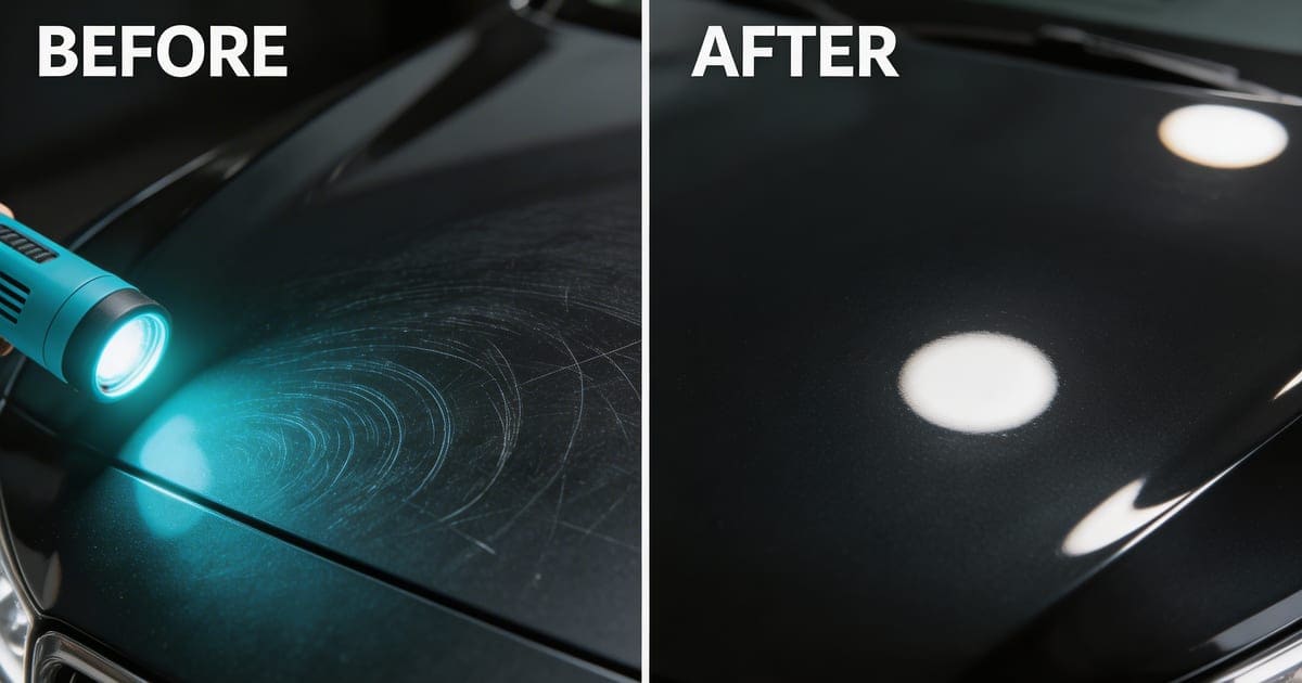 Paint Correction Before & After | SD Sun Damage